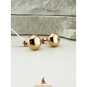 Сережки из красного золота