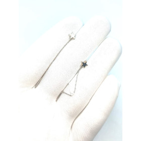 Серьги из белого золота