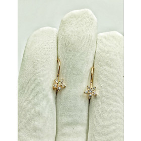 Сережки из белого золота